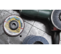 SMT 624 abrasive mop discs, 5 x 7/8 Inch grain 120 convex