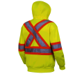 Safety Hoodie - Poly Fleece - Hi-Viz Yellow / 6925 Series
