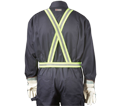 Traffic Suspenders - Hi-Viz Yellow Green - Stretch Fabric / TSHG32