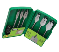 6-Piece Self-Feeding Spade Bit Set, 3/8" - 1"