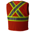 Hi-Viz Orange Flame Resistant Safety Vest - S/M - *PIONEER