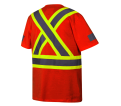 Orange Cotton Safety T-Shirt - S - *PIONEER