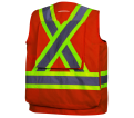 Hi-Viz Orange Surveyor's Safety Vest - M - *PIONEER