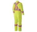 Hi-Viz Traffic Safety Coveralls - Hi-Viz Yellow/Green - L - *PIONEER