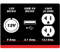 Inverter Generator (w/ Acc) - 2,000 W - Gas / KCG-2001I *POWERFORCE