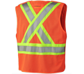 Hi-Viz Safety Vest - 5 Point Tear-Away - Polyester / 693 Series