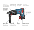 Rotary Hammer - 1" SDS-Plus - 18V Li-Ion / GBH18V-26DK24 *BULLDOG