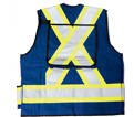 Surveyor Safety Vest - Unlined - Poly/Cotton / BK305RB