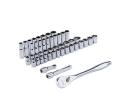 47 pc. 1/2 in. Socket Wrench Set (SAE & Metric)