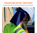 Chill-Its Cooling Hard Hat Liner Pad & Neck Shade - Blue