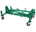 Mobile Conduit and Pipe Rack with 603 casters
