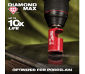 DIAMOND MAX™ 1/4 in. Diamond Grit Hole Saw 2 PK