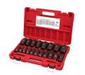 19PC SHOCKWAVE Impact Duty™ 1/2" Drive SAE Deep 6 Point Socket Set