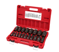 19PC SHOCKWAVE™ Impact Duty™ 1/2" Drive SAE Deep 6 Point Socket Set