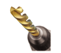 1/2 In. x 6 In. Titanium-Coated Drill Bit