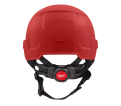 Red Front Brim Safety Helmet (USA) - Type 2, Class E