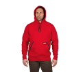 Heavy Duty Pullover Hoodie - Red XL