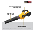 60V MAX® FLEXVOLT Brushless Handheld Axial Blower (Tool Only)