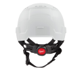 White Front Brim Vented Safety Helmet (USA) - Type 2, Class C