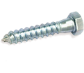 Hex Head Lag Screws 5/16" Dia. - Grade 2 / Zinc