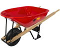 Wheelbarrow - 6 cu. ft. - Red - Steel / TIFS600FF *PRO