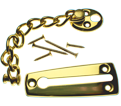 Chain Door Guard - Brass Plating / 75-6270