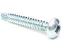 Pan Head #8 Robertson® Tek Screws / Zinc (BULK)