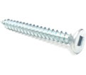 Flat Head #10 Robertson Sheet Metal Screws / Zinc (BULK)