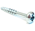 Pan Head #8 Recex® Wood Screws / Zinc (BULK)