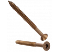 Flat Head #8 Robertson Wood Screws / Lubricized® (BULK)