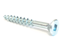 Flat 4 Lug Head #8 Robertson Wood Screws / Zinc (BULK)