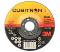 3M™ Cubitron™ II Depressed Centre Grinding Wheel, T27, 66588, 5 in x 1/4 in x 7/8 in - Black