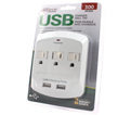 Wall Outlet & Charger - USB - White / 6618