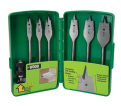 6-Piece Self-Feeding Spade Bit Set, 3/8" - 1"