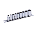 9 PC 1/4" DR SAE Socket Set - 6 Point - *JET