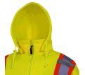 Safety Hoodie - Poly Fleece - Hi-Viz Yellow / 6925 Series