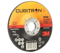 3M™ Cubitron™ II Depressed Centre Grinding Wheel, T27, 66588, 5 in x 1/4 in x 7/8 in - Black