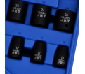 22 PC 1/2" DR Metric Impact Socket Set - 6 Point - *JET