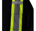 Black Birdseye Long-Sleeved Safety Shirt - L - *PIONEER