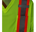 Hi-Viz Yellow/Green Traffic Micro Mesh Long-Sleeved Safety Shirt - 2XL - *PIONEER