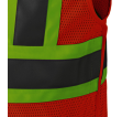 Hi-Viz Orange Flame Resistant Safety Vest - S/M - *PIONEER