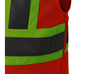 Hi-Viz Orange Flame Resistant Safety Vest - L/XL - *PIONEER