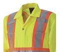 Hi-Viz Traffic Safety Coveralls - Hi-Viz Yellow/Green - XL - *PIONEER