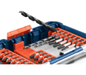 8 pc. Impact Tough™ Phillips®, Square and Torx® 2 In. Power Bits with Clip for Custom Case System - *BOSCH