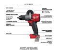Hammer Drill/Driver - 1/2" - 18V Li-Ion / 2804 Series *M18 FUEL