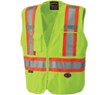 Hi-Viz Safety Vest - 5 Point Tear-Away - Polyester / 693 Series