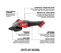 M18 FUEL™ 4-1/2 in.-6 in. No Lock Braking Grinder with Paddle Switch 2 Battery Kit
