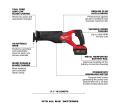 M18 FUEL™ SAWZALL® Reciprocating Saw - 2 Battery XC5.0 Kit