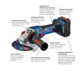 PROFACTOR 18V Spitfire Connected-Ready 5 – 6 In. Angle Grinder Kit with (1) CORE18V 8.0 Ah PROFACTOR Performance Battery