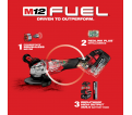 M18 FUEL™ 4-1/2" / 5" Variable Speed Braking Grinder, Slide Switch Lock-On